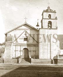 Ventura Mission Circa 1914,  If you would like a copy of this photo please contact California Views Thank you