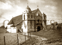 Carmel Mission Circa 1910, If you would like a copy of this photo please contact California Views Thank you