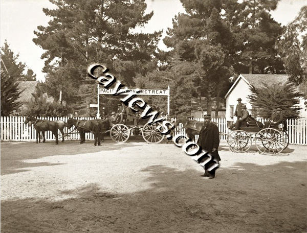 Pacific Grove Gate Circa 1881, Copyright©1998 California Views